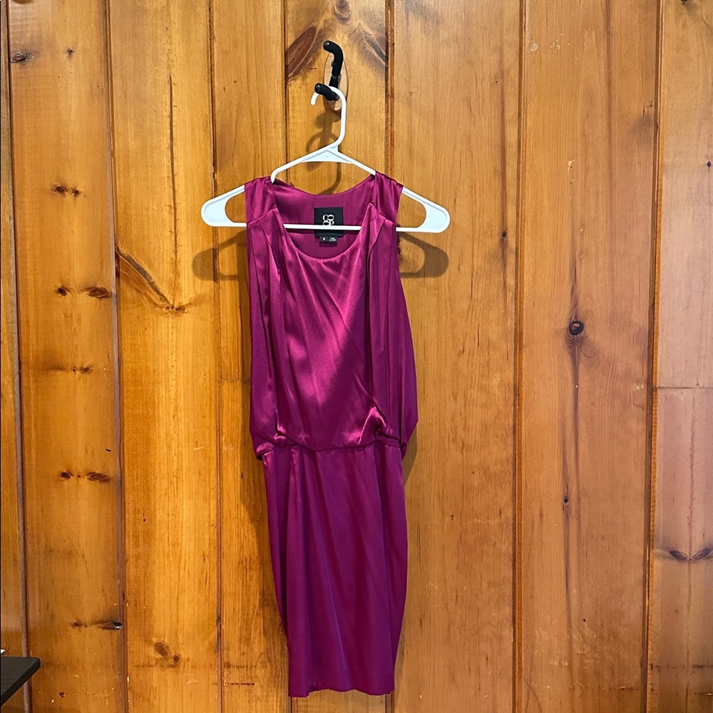 Barney’s New York Co Op Fucsia Silk Cocktail Dress Size 0